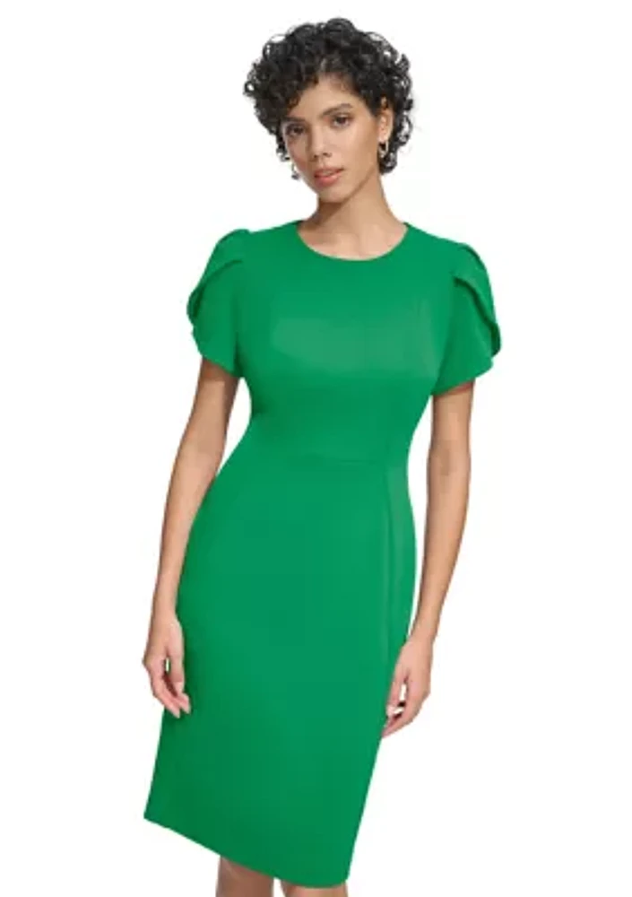 Women's Solid Sheath Dress