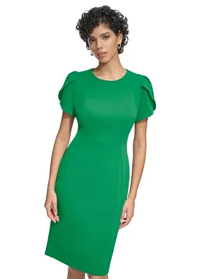 Women's Solid Sheath Dress