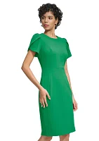 Women's Solid Sheath Dress