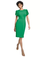 Women's Solid Sheath Dress