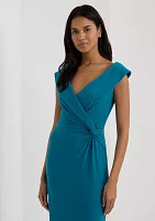 Women's Jersey Off-the-Shoulder Gown