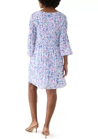 Women's Printed A-Line Dress