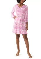 Women's Paisley Printed A-Line Dress