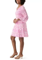 Women's Paisley Printed A-Line Dress