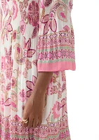 Women's Floral Printed A-Line Dress