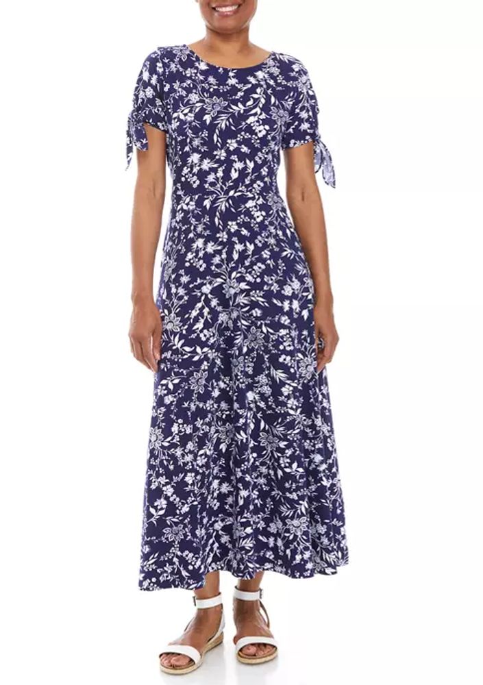 Belk Women's Split Sleeve Floral Maxi Dress | The Summit
