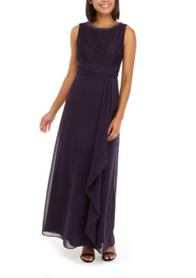 red silk lace dress The Slip Dress | Beaded Red Lace Satin Midi Dress for Women main image 1