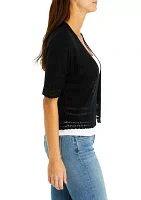 Women's Short Sleeve Solid Jacket