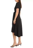 Women's Short Puff Sleeve Dress