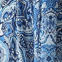 Women's Cap Sleeve Paisley Print Dress