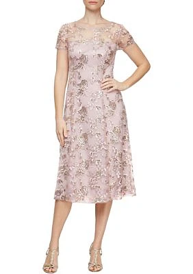 Embroidered Lace Dress