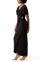 Women's Long Empire Waist Dress