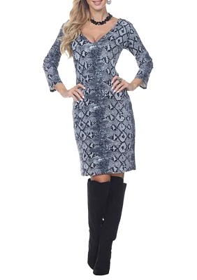 Snakeskin Vivian Dress