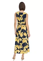 Women's Sleeveless Orchid Empire Maxi Dress