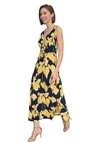 Women's Sleeveless Orchid Empire Maxi Dress