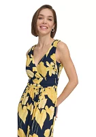 Women's Sleeveless Orchid Empire Maxi Dress