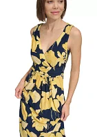 Women's Sleeveless Orchid Empire Maxi Dress