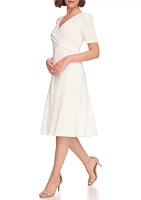 Women's Short Sleeve V-Neck Dress