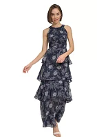 Women's Floral Tiered Maxi Dress