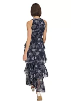 Women's Floral Tiered Maxi Dress