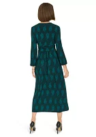 Women's Printed Fit and Flare Dress