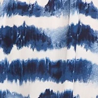 Women's Tie Dye Flounce Hem Dress