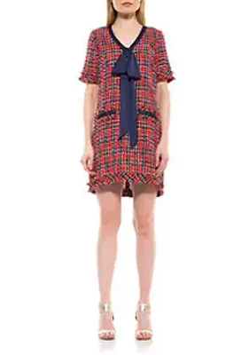 Alexia Admor Tweed Shift Dress