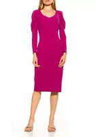 Alexia Admor Women's Puff Sleeve Sheath Dress