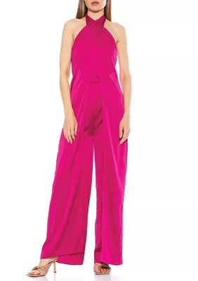 jumpsuit pinstripe