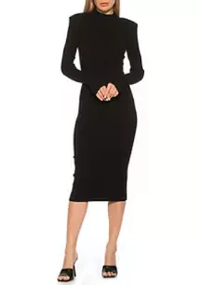 Alexia Admor Eliah Knitted Midi Dress