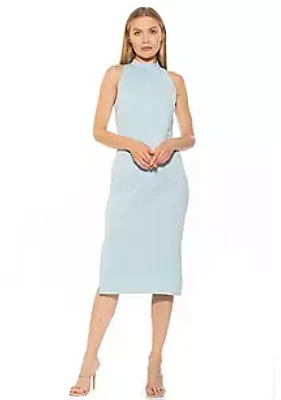 Alexia Admor Mila Sleeveless Mockneck Midi Dress