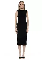 Alexia Admor Penny Boatneck Midi Sheath Dress