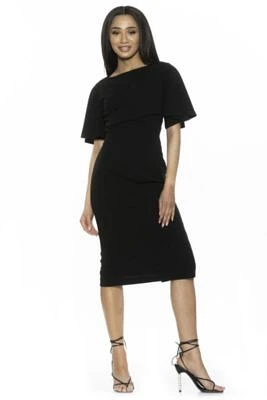 Ariah Draped Sheath Dress