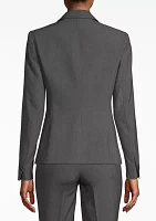 Women's Notch Collar One Button Blazer