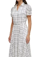 Women's Printed Fit and Flare Dress