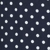 Women's V-Neck Dot Printed Fit and Flare Dress