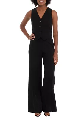 Women's Sleeveless Solid Jumpsuit