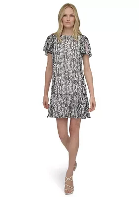 Women's Printed Sheath Dress