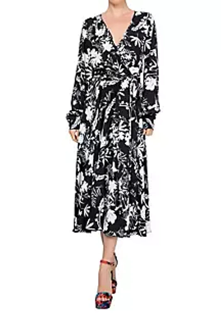 Meghan Los Angeles LilyPad Midi Dress