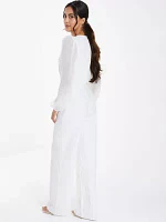 Chiffon Buckle Palzzo Jumpsuit