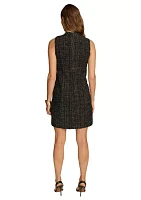 Women's Mock Neck Sheath Dress