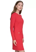 Women's "H" Pocket Shift Dress