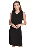 Women's Exposed Zipper Sheath Dress