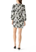 Women's Danica 3D Embroidered Scalloped Mini Dress