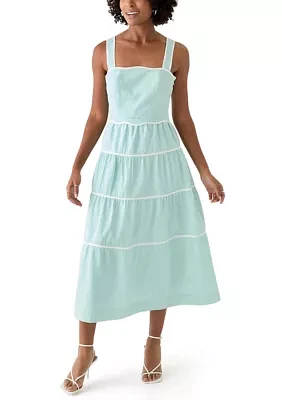 Women's Cotton Tiered Dress