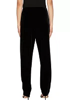 Women's Slim Leg Velvet Pants