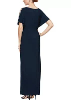 Women's Long Knot Front Dress