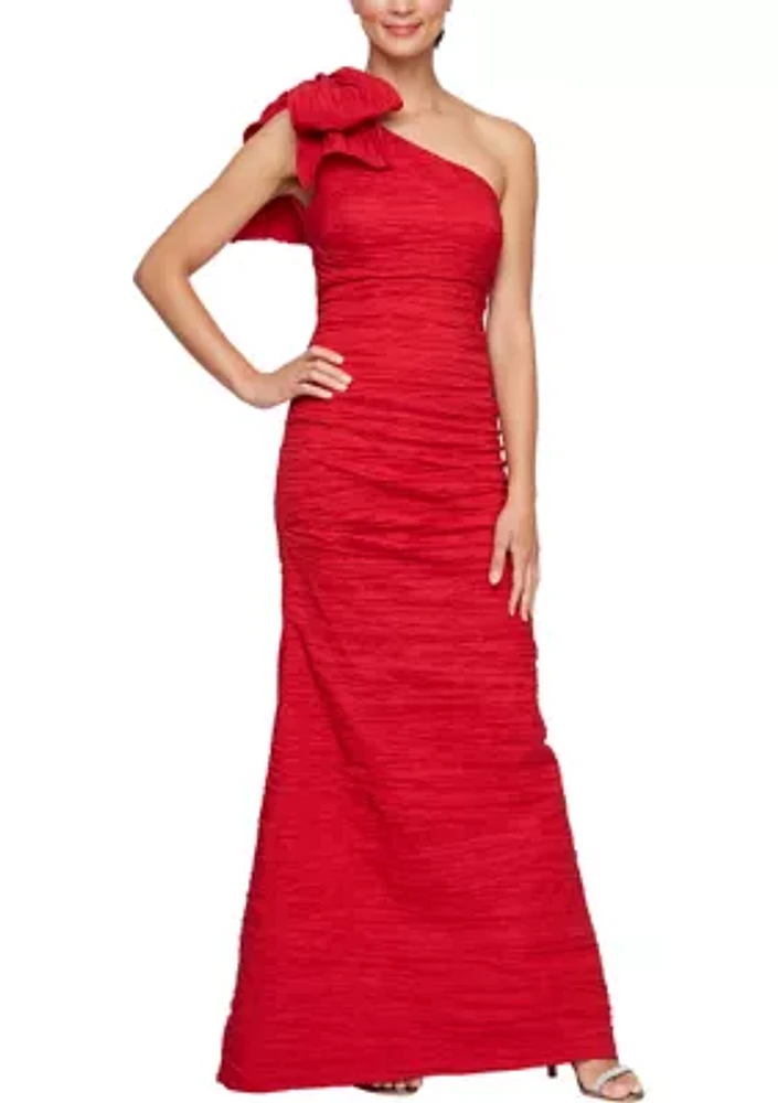 Women's Long One Shoulder Dress