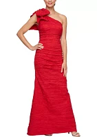 Women's Long One Shoulder Dress