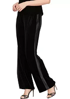 Women's Solid Velvet Pants